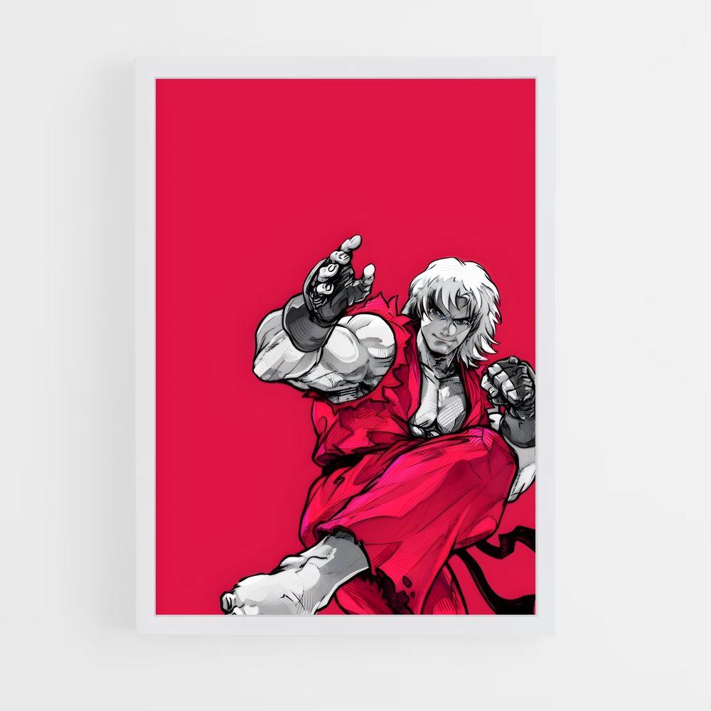 Poster Ken : L'Art du Combat – affiche Street Fighter (vue 3)